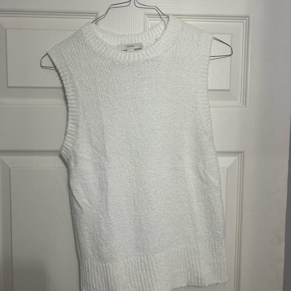 Vince Ivory Knit Sweater